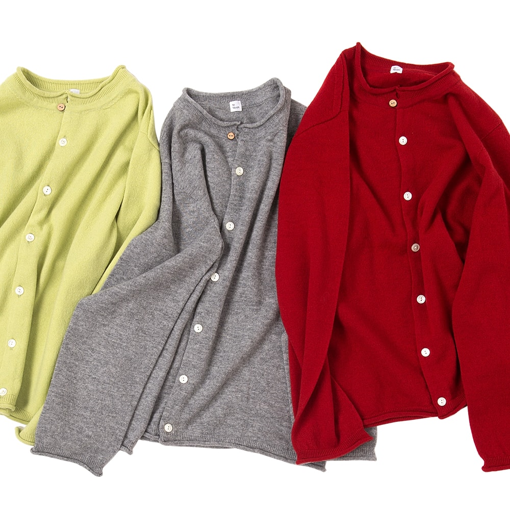 OTA KNIT ファインラム カーディガン 