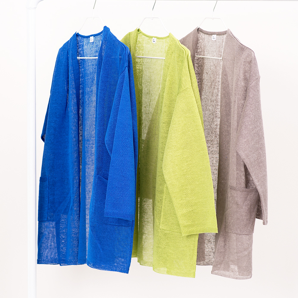OTA KNIT リネン カーディガン